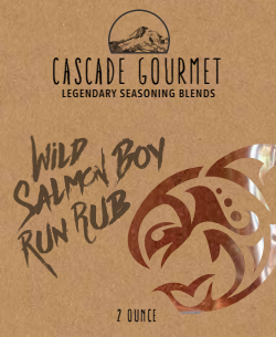 Wild Salmon Boy Run Rub (Cedar Planked Salmon)